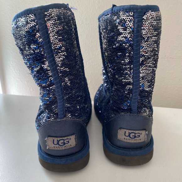 UGG Australia sequin classic short boots size 6 - Picture 3 of 9